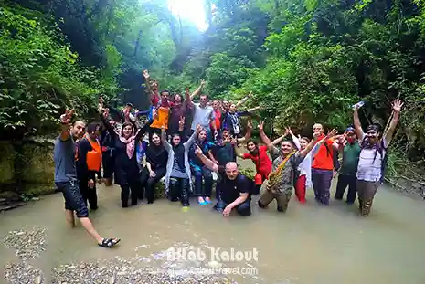 مسافران کلوت در تور تنگه دار