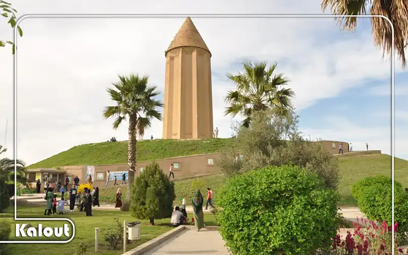 بازدید از گنبد قابوس