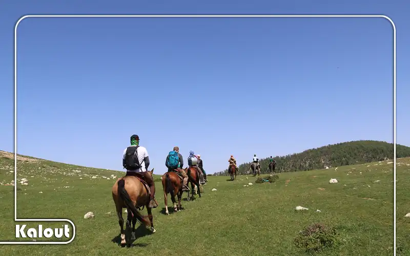 اسب سواری در ترکمن صحرا