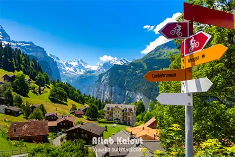 بازدید از طبیعت آلپ سوئیس در تور ترکیبی اروپا