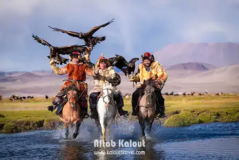 فستیوال عقاب‌ها در تور مغولستان