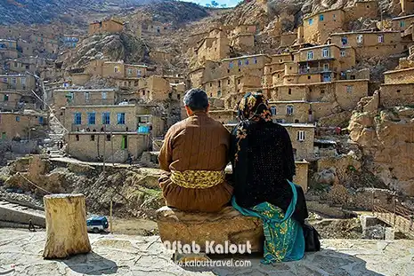 نمایی از روستای پالنگان