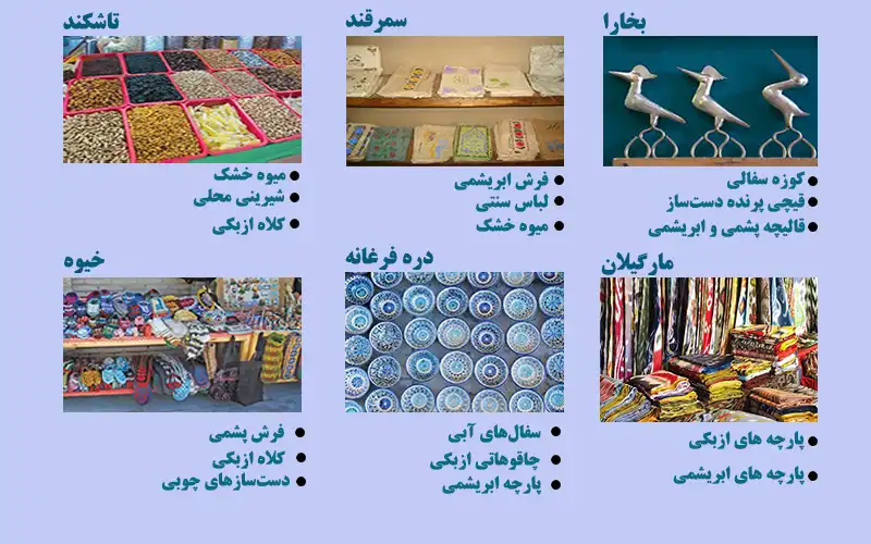 سوغاتی های کشور ازبکستان