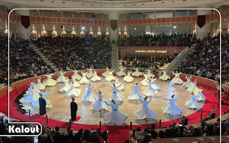 رقص سماع در مراسم مولانا
