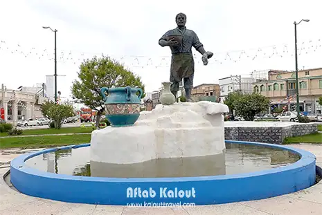 میدان اصلی شهر لالجین همدان