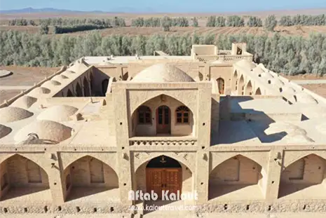 کاروانسرای مشجری از بالا