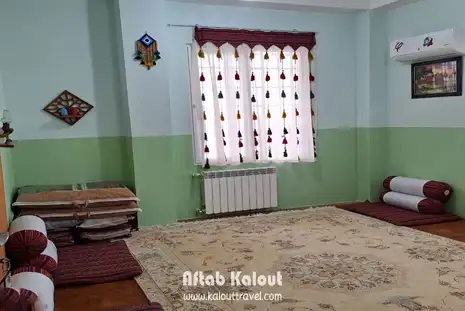 فضای داخلی اتاق‌های بومگردی گیل آوا
