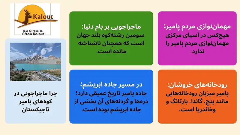 دلایل سفر به کوه های پامیر تاجیکستان