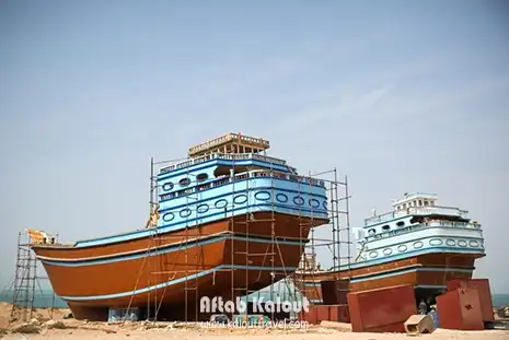 کارگاه لنج سازی بندر کنگ